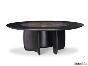 MELLOW ST - Round table with Lazy Susan _ Bonaldo