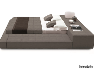 SQUARING - Fabric double bed with removable cover _ Bonaldo