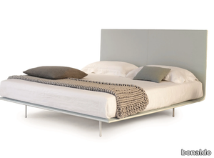 THIN - Wooden double bed with removable cover _ Bonaldo