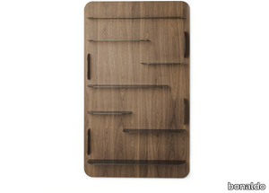 BLABLA - Open wall-mounted wooden bookcase _ Bonaldo