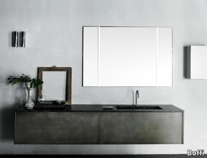 XILA - Wall-mounted vanity unit with drawers _ Boffi