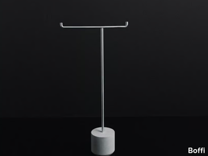 IKO - Stainless steel toilet roll holder / towel rack _ Boffi