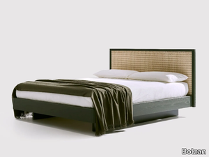 AWASE - Double bed with wooden headboard _ Bolzan