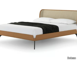 GABRI - Tanned leather double bed _ Bolzan