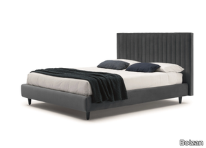 CLAY - Double bed with upholstered headboard _ Bolzan