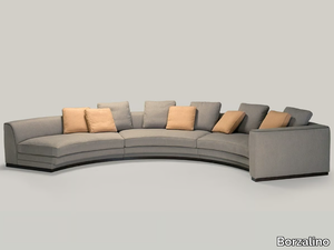 FRANKLIN - Sectional curved fabric sofa _ Borzalino