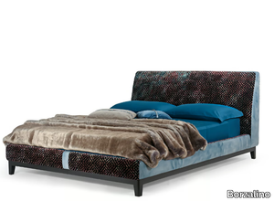 GREG - Fabric double bed with upholstered headboard _ Borzalino