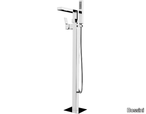 AKI - Floor standing chromed brass bathtub mixer _ Bossini