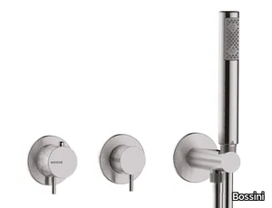 NOBU - INOX AISI 316L - Thermostatic 3 hole stainless steel shower mixer _ Bossini