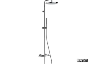 APICE - Shower panel with diverter with hand shower with overhead shower _ Bossini