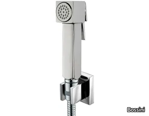 Cube Brass Set - Contemporary style handshower with bracket _ Bossini