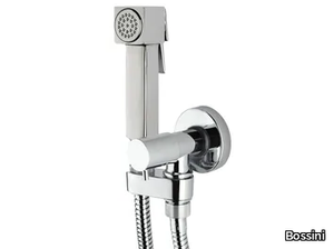 Cube Brass Set - Contemporary style handshower with bracket _ Bossini