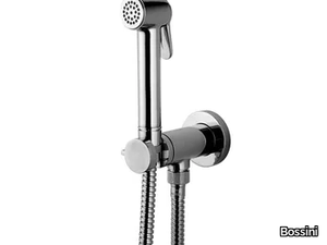 Paloma Brass Stop Valve Set - Contemporary style handshower with bracket _ Bossini