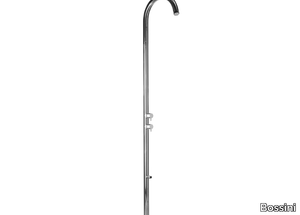 Pool Floor - Progressive Mixer - Floor standing stainless steel shower panel _ Bossini