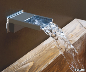 BOCCA CASCATA - Wall-mounted waterfall spout _ Bossini