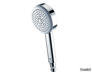 DINAMICA Ø 110 - Design 1-spray handshower with anti-lime system _ Bossini