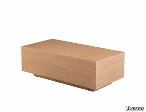 GOBA M - Rectangular oak coffee table _ blomus