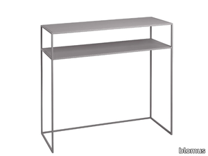 FERA - Rectangular powder coated steel console table _ blomus