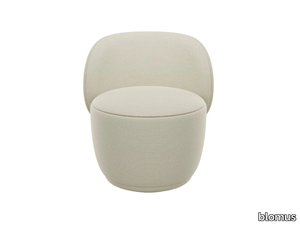 KUON - Swivel upholstered fabric easy chair _ blomus