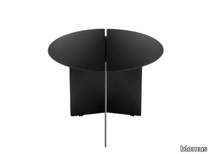 ORU - Round steel coffee table _ blomus