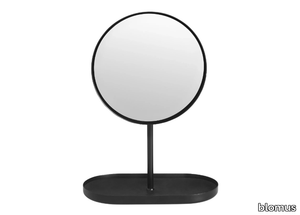 MODO - Countertop round steel shaving mirror _ blomus