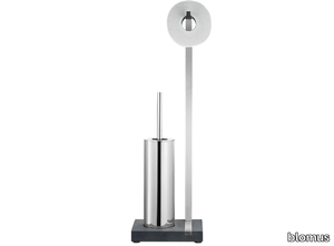 MENOTO - Stainless steel toilet brush / toilet roll holder _ blomus