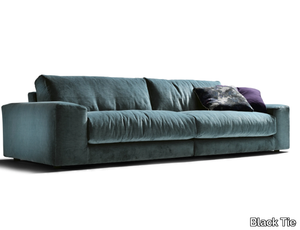 DANTE - Modular fabric sofa with removable cover _ Black Tie