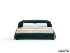 TOLEDO - Fabric bed with upholstered headboard _ Black Tie