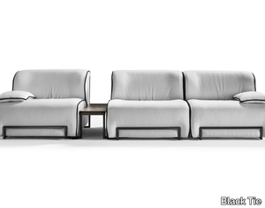 BAMBOO - Modular sectional fabric sofa _ Black Tie