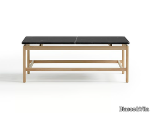 REM - Rectangular marble coffee table _ Blasco&Vila