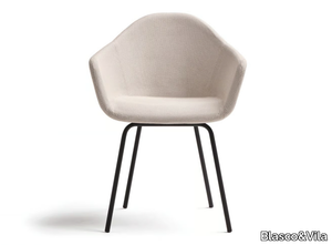 NOMAD - Fabric chair with armrests _ Blasco&Vila