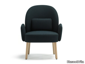 POL - Fabric easy chair with armrests _ Blasco&Vila