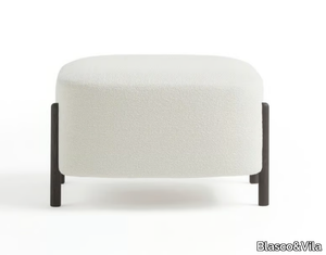 RC WOOD - Upholstered square fabric pouf _ Blasco&Vila