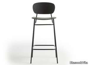 FOSCA - High ash stool with back _ Blasco&Vila