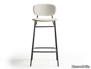 FOSCA - High ash stool with footrest _ Blasco&Vila