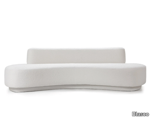 SPLIT - Curved fabric sofa _ Blasco