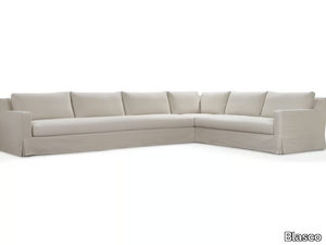 ISLAND - Corner sectional linen sofa _ Blasco