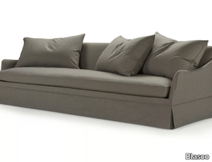 LOUVRE - 3 seater fabric sofa with castors _ Blasco