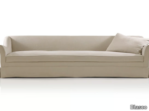 ST. GERMAIN - 4 seater linen sofa with castors _ Blasco