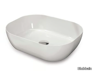 MORGAN - Countertop ceramic washbasin _ Blubbain