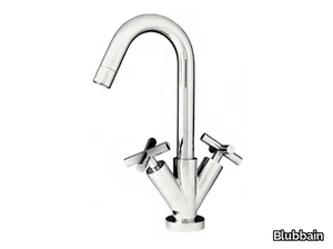 MARINET - Countertop washbasin mixer with individual rosettes _ Blubbain