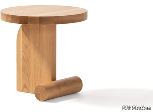 LIV - Low round wooden coffee table _ Blå Station