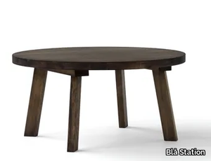 PINZO - Round pine coffee table _ Blå Station