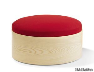 B26 - Upholstered wooden pouf _ Blå Station