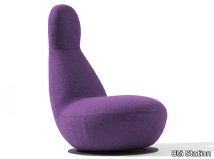 OPPO - Swivel upholstered armchair _ Blå Station