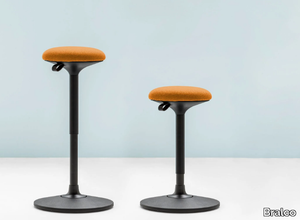 SET - Low fabric stool height-adjustable _ Bralco