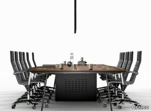 TAKE OFF - Modular oak meeting table _ Bralco