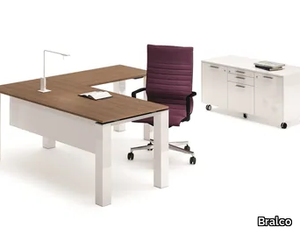 JET EVO - L-shaped office desk _ Bralco