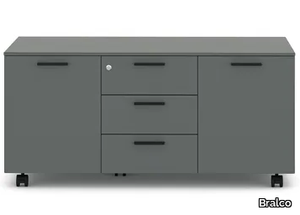 CADI.OP - Low office storage unit with castors _ Bralco