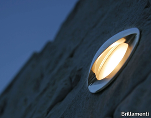 SMILE - LED wall-mounted outdoor aluminium steplight _ Brillamenti